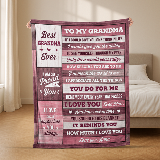 7829BUS3 i love you fleece blanket_ personalized gifts for grandma and grandpa 7829bsttb