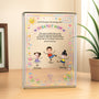 7831RUS2 rectangle acrylic certificate plaque with kids faces custom gifts for momgrandma 7831rsyca