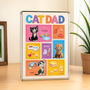 7835RUS2 cat dad rectangle acrylic plaque custom gifts for cat lovers 7835r6xmd