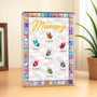 7840RUS2 butterfly rectangle acrylic plaque customized gifts for momgrandma 7840r6lna