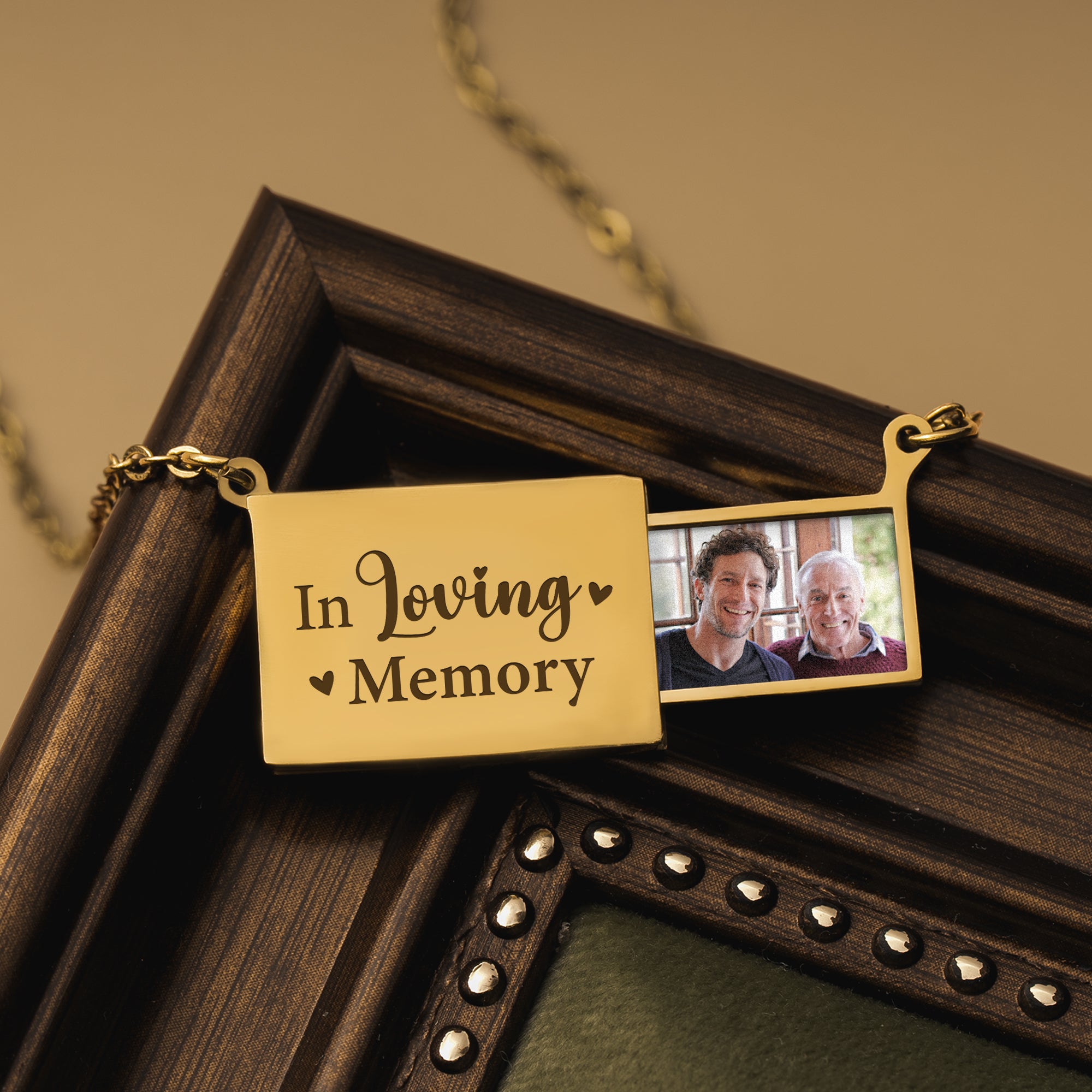 7853JUS2 memorial necklace with picture_ personalized gifts for loss of momdad 7853j3pca