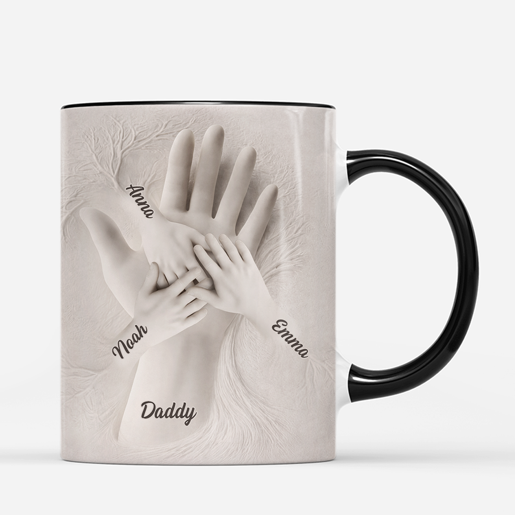 7873MUS3 3d printing effect custom mom mug dadmom you are the piece that holds us together 7873mtfza
