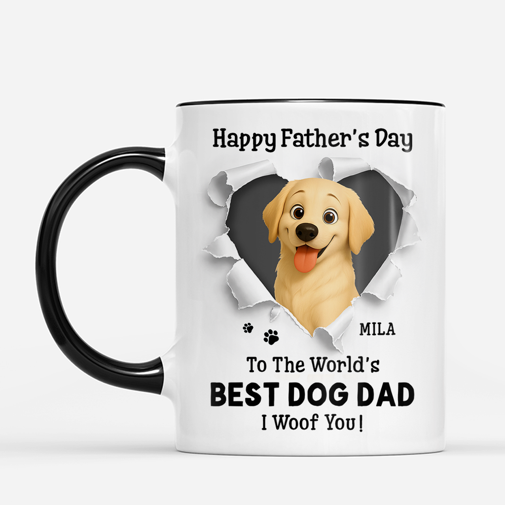 7880MUS2 3d printing effect personalized dog mom mug mothers day gifts for dog moms 7880m