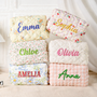 7886AUS1 floral cosmetic bag with name custom embroidered makeup bags 7886ab0v5a