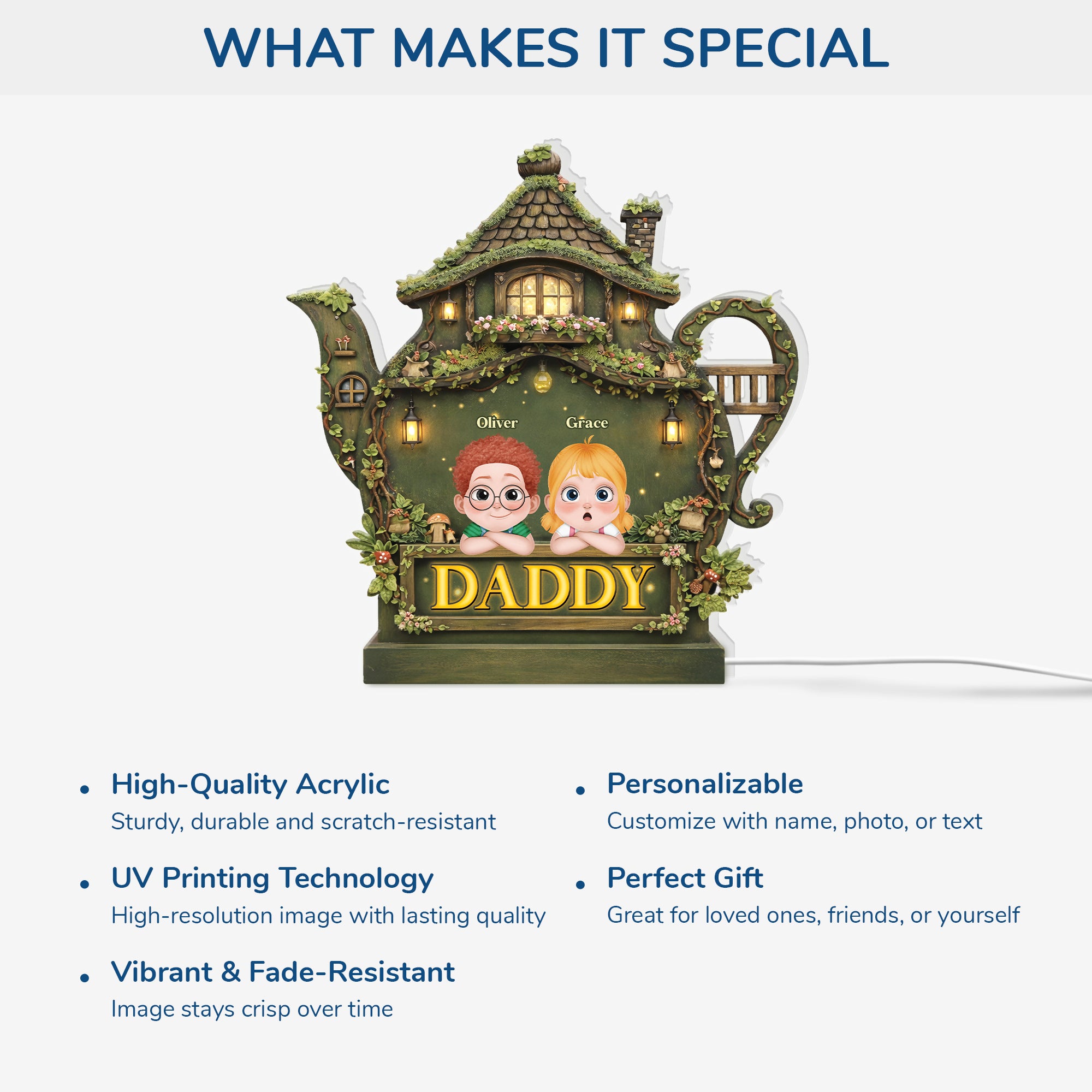 7898LUS3 custom light box with kids unique gifts for momdad 7898ltpna