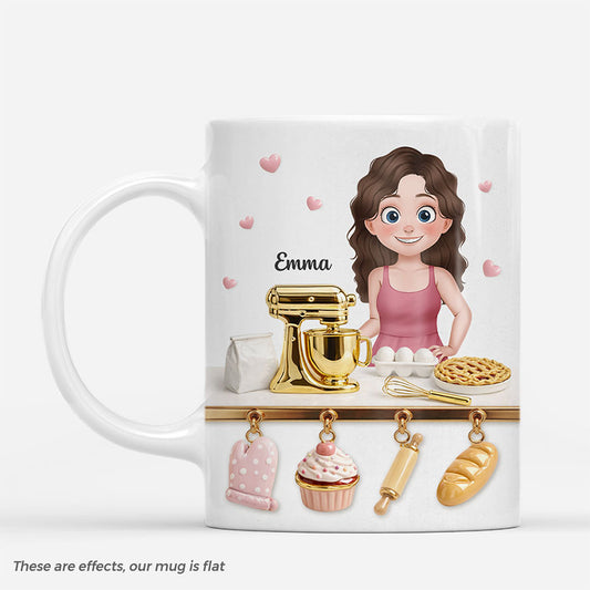 7910MUS1 3d printing effect personalized baking mugs_ gifts for a baker woman_ 7910m6vza_2