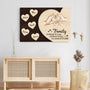 7921CUK3 3d printing effect personalised family a little bit of crazy canvas for mumdad 7921cslmi