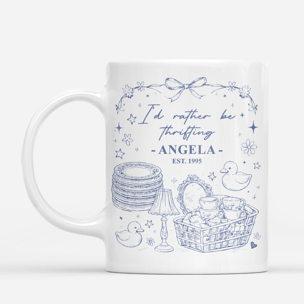 7934MUS1 id rather be thrifting_ mug personalized gifts for her 7934msyna