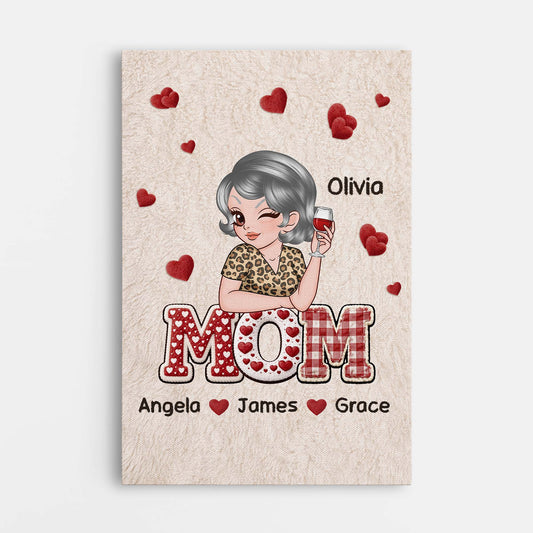 7941US1 mama canvas with names custom canvas gifts for mom_grandma 7941ctqna