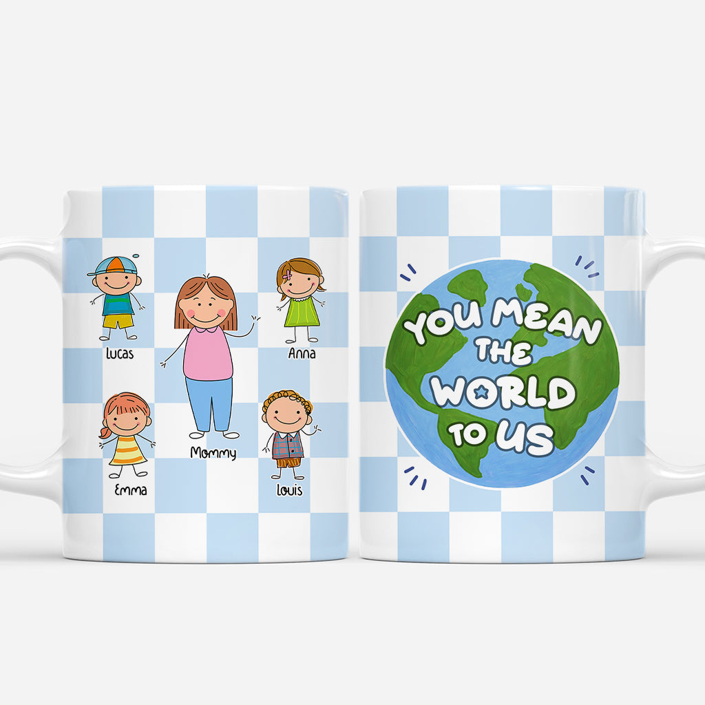 7955MUS1 you mean the world to me mug personalized gifts for momdad 7955m6pwa