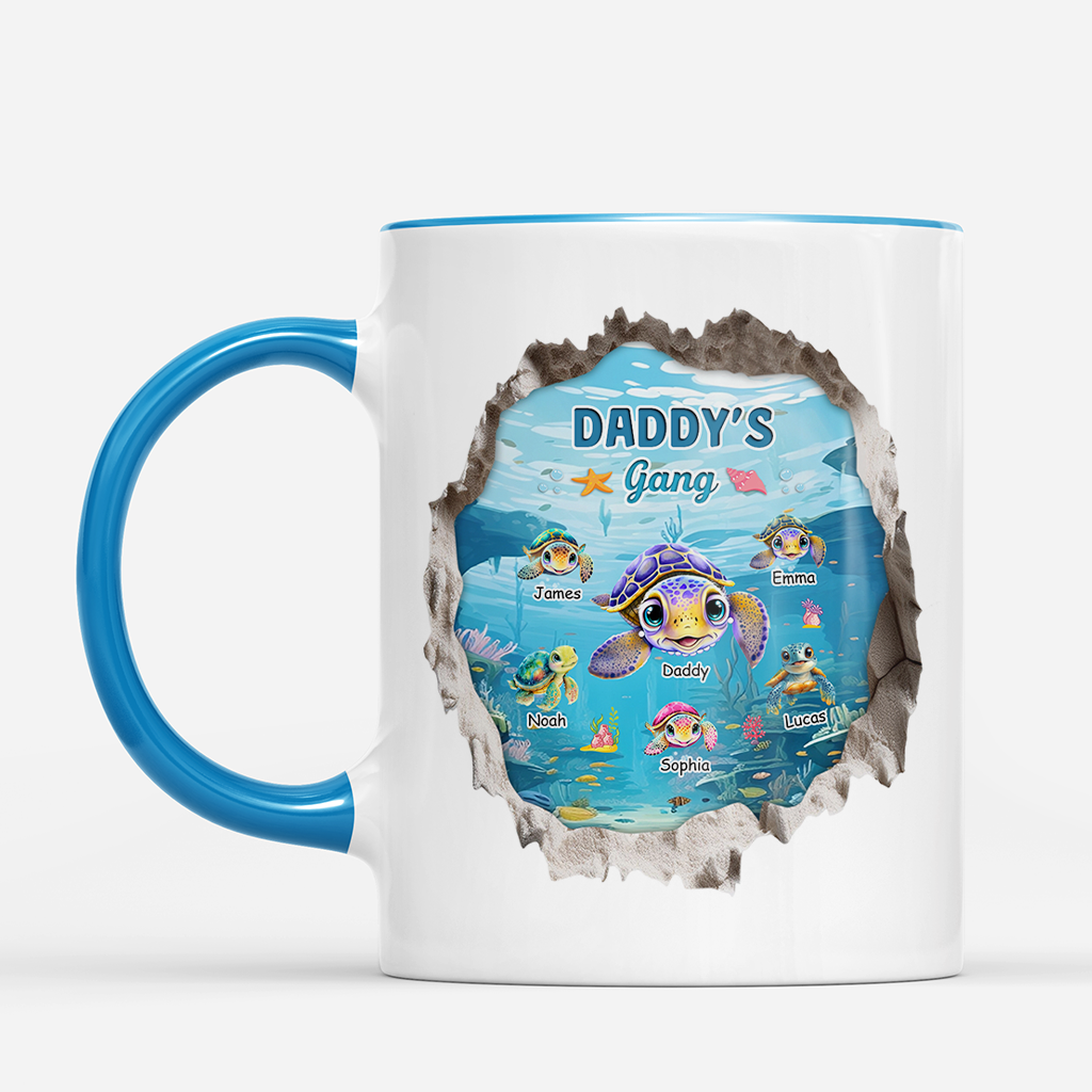 7956MUS1 3d printing effect sea turtle coffee mug_ custom gifts for momdad 7956m6vha_1