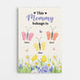 7959CUS1 butterfly footprints mothers day_ canvas custom gifts for momgrandma 7959c6yca