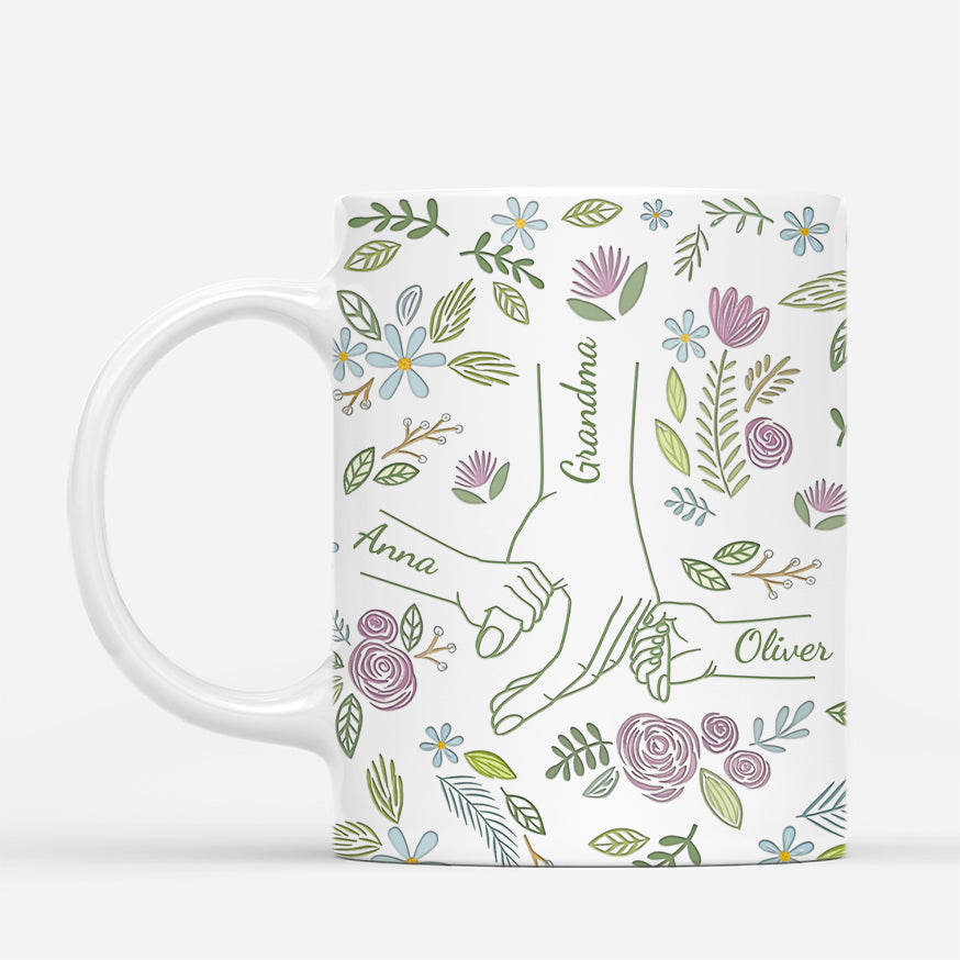 7967MUS2 3d printing effect personalized flower mug mothers day gifts for momgrandma 7967m3qta