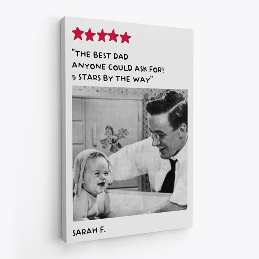 7969CUS2 5 star review photo canvas print custom mothers day gifts for mom 7969ccpwa