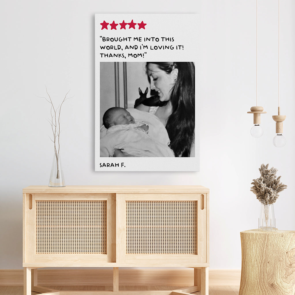 7969CUS3 5 star review photo canvas print custom mothers day gifts for mom 7969ccpwa