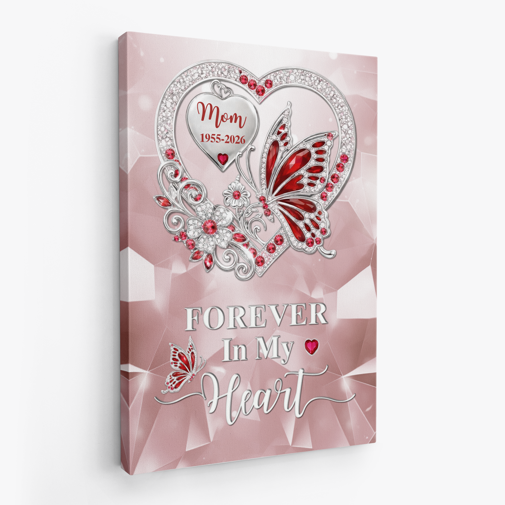 7971CUS2 personalized canvas butterfly memorial gifts_ for loss of momdad 7971ctfha