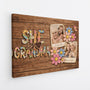 7972CUS2 she is mom canvas with photos personalized gifts for momgrandma 7972ctqna