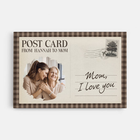 7973CUS1 momdad i love you photo canvas personalized photo gifts for momdad 7973ccqza