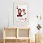 7976CUS3 playing card wall art custom mothers day canvas for momgrandma 7976ctfna