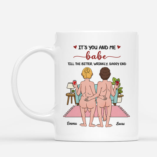 7979MUS1 its you and me babe mug funny personalized gifts for couples 7979msqcg