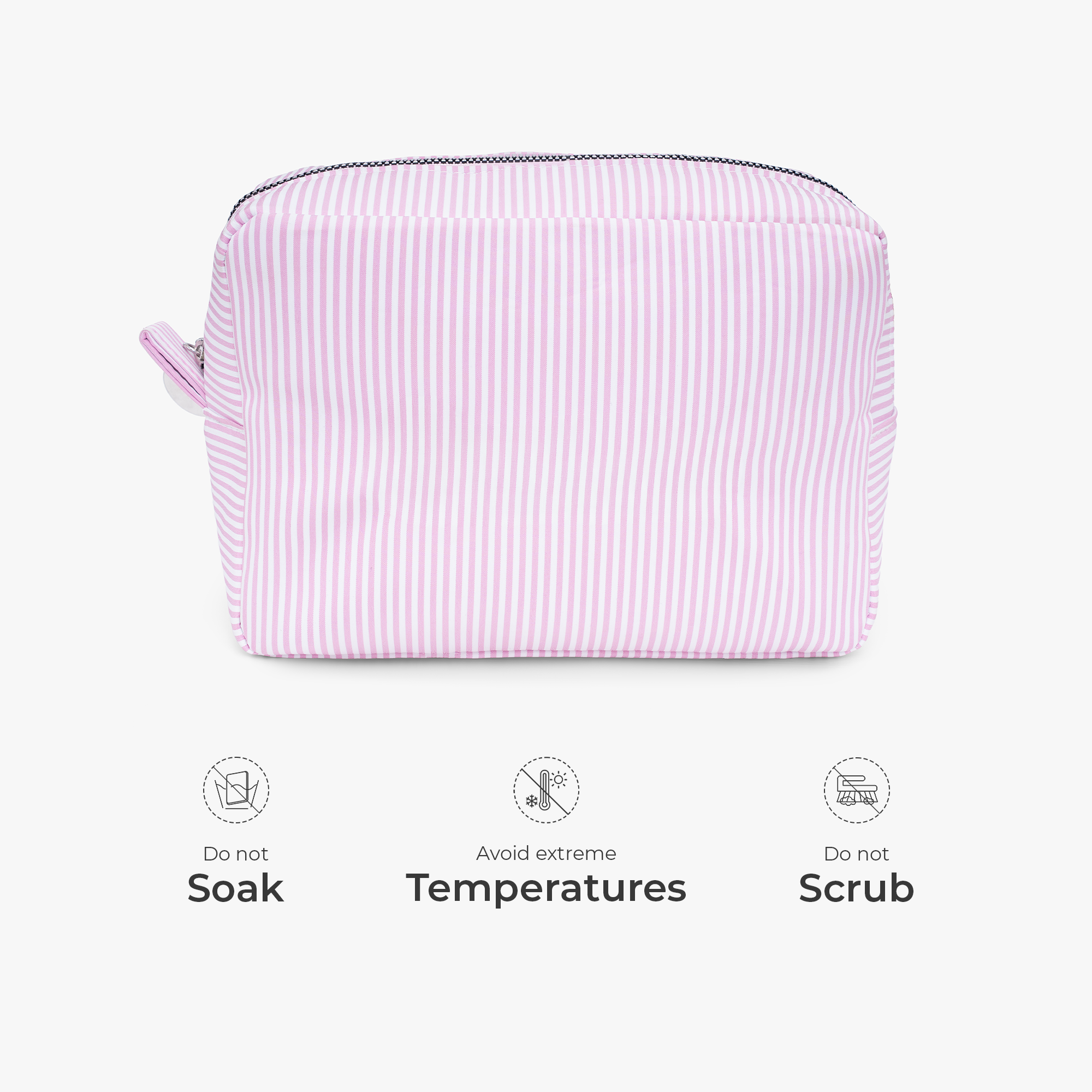 7982AUS4 embroidered striped cosmetic bag with name personal gifts for her 7982ab0p5a