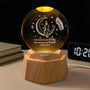 7988LUS1 personalized 3d crystal ball lamp to the world you are a mother 7988lsfma