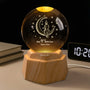 7988LUS2 personalized 3d crystal ball lamp to the world you are a mother 7988lsfma