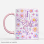 8002MUS1 3d printing effect holographic flower mug custom gifts for momgrandma 8002mspza