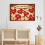 8005CUS3 together we make a family wall art personalized family canvas 8005c6fwi