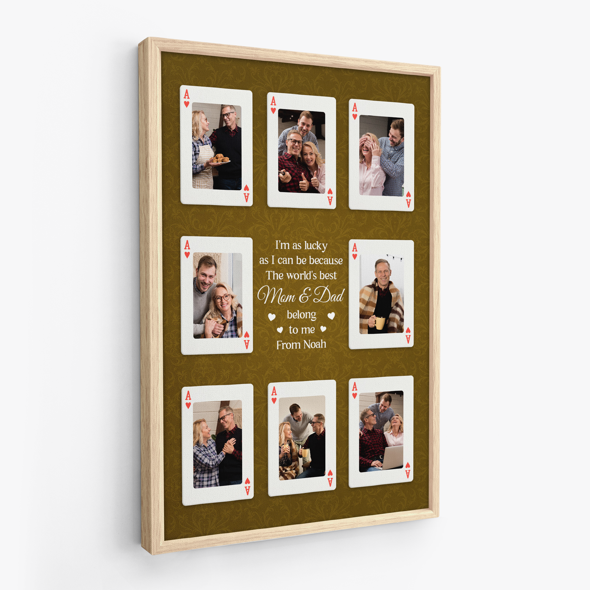 8010CUS2 playing card canvas art_ with photos custom gifts for mom 8010c6fma