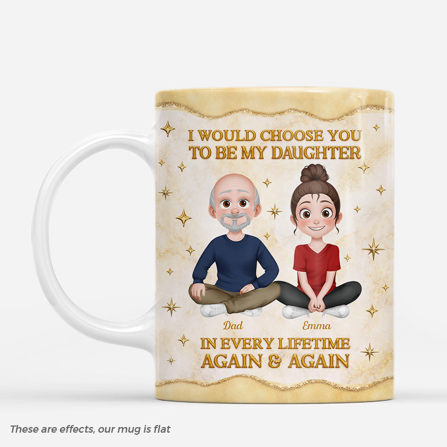 8027MUK1 3d printing effect personalised i would choose you in every lifetime mug for mumdad 8027mclza