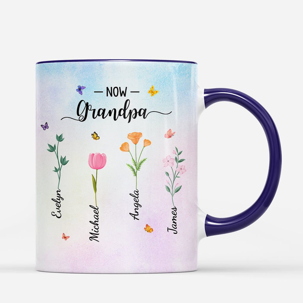 8048MUS3 first mom now grandma mug grandmother gifts personalized 8048m8pna