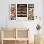 8055CUS3 kids make life grand canvas with photos custom gifts for parents 8055csfma