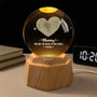 8059LUS1 custom 3d crystal ball lamp dadmom you are the heart of our family_ 8059l6pma