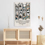 8067CUS1 photo strip canvas art personalized gifts for dadmom 8067c3vab_1