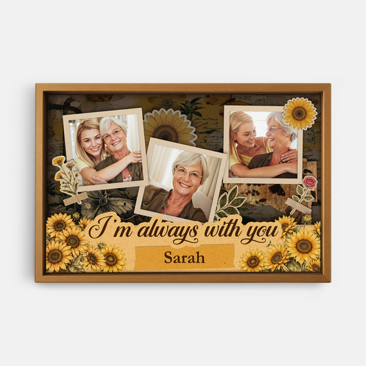 8068CUS1 3d printing effect photo canvas prints personalized memorial gifts 8068c3fwa