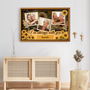 8068CUS3 3d printing effect photo canvas prints personalized memorial gifts 8068c3fwa