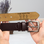 8104JUS2 personalized leather belt forget fathers day we love you everyday 8104jtyhb