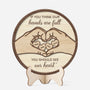 8108QUS1 if you think my hands are full_ wooden plaque custom gifts for momdad 8108qstza_2
