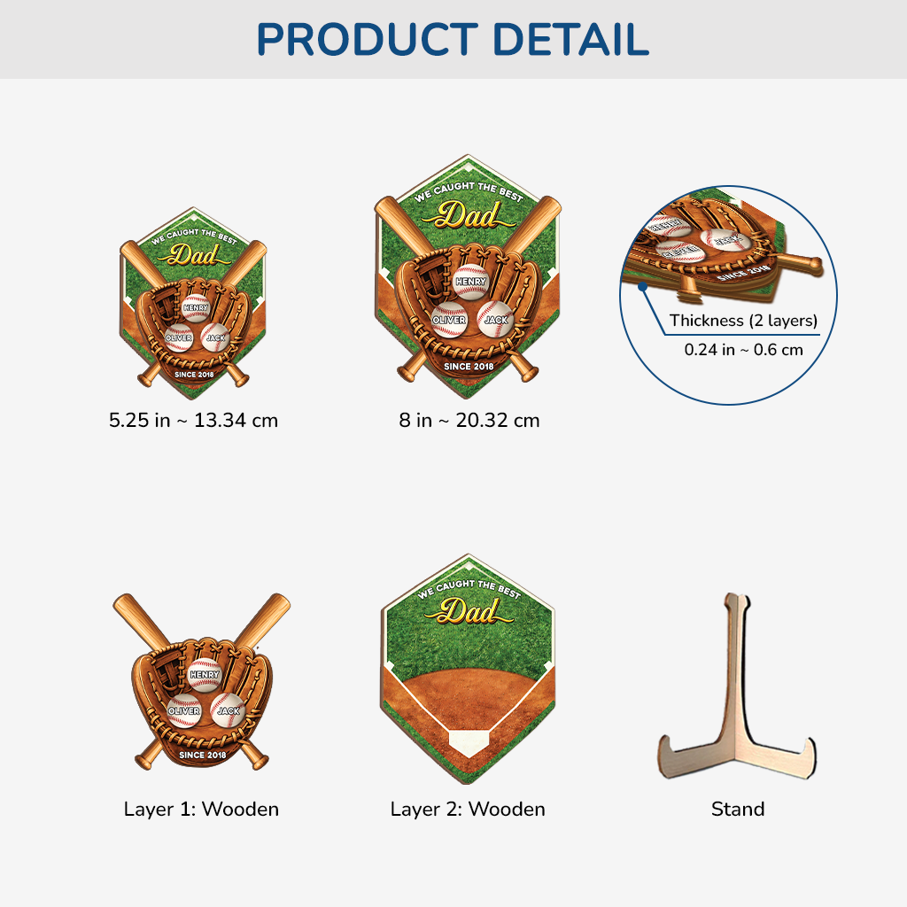 8113QUS3 3d printing effect we caught the best dad wooden plaque custom baseball gifts 8113qsfhb_0ff5e333 b654 478e bc08 29477a0b7cb4