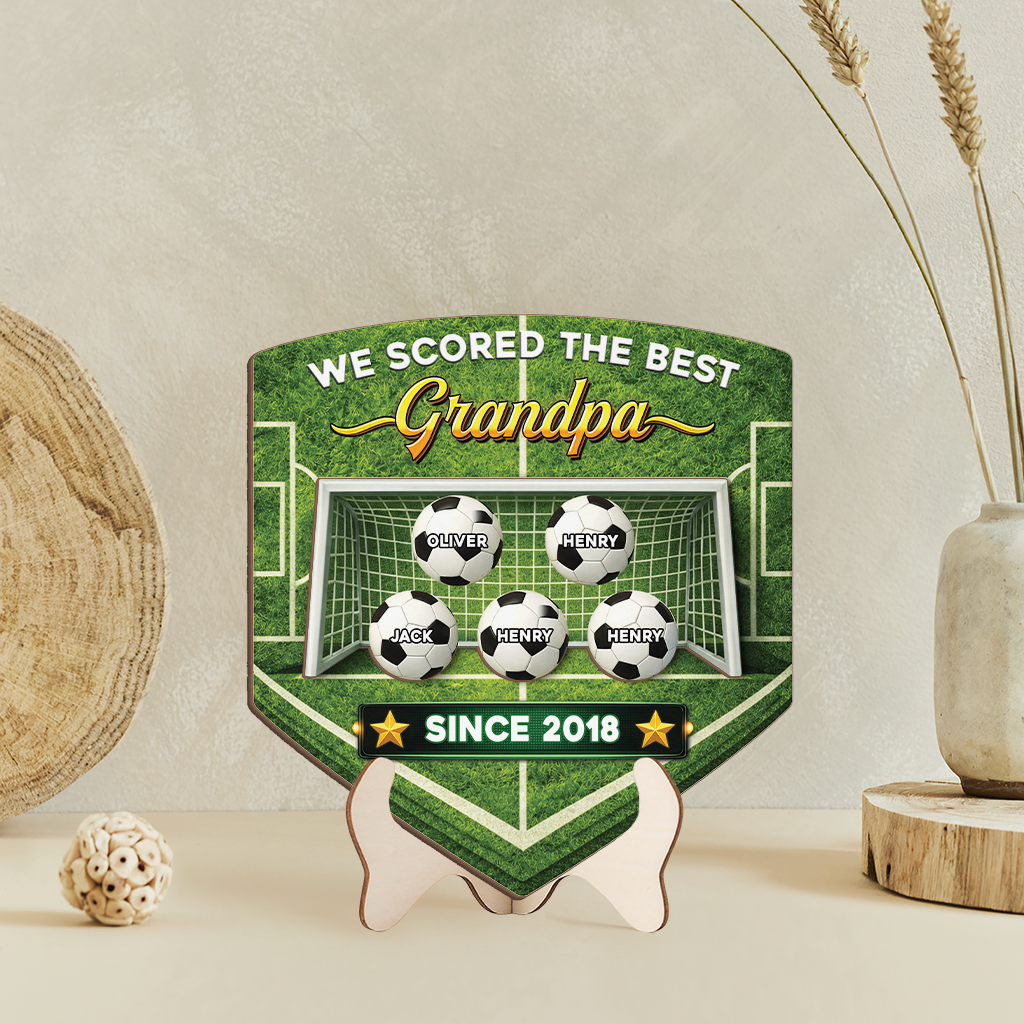 8114QUS2 3d printing effect we scored the best dad wooden plaque custom soccer gifts 8114qsfhb