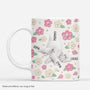 8118MUS1 3d printing effect pearl flower mug custom gifts for momgrandma 8118m6qca