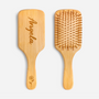 8125AUS1 engraved bamboo hairbrush with name and flower custom gifts for her 8125aq6fa