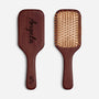 8125AUS1 engraved wooden hairbrush with name and flower custom gifts for her 8125aq6pca