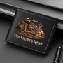8132JUS2 3d printing effect treasures rest leather wallet custom gifts for him 8132j6xmb