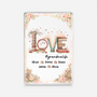 8134RUS1 love books rectangle acrylic plaque custom gifts for momgrandma 8134rthca