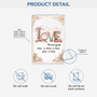 8134RUS3 love books rectangle acrylic plaque custom gifts for momgrandma 8134rthca