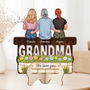 8145QUS2 mom we love you wooden plaque customized gifts for momgrandma 8145qyna