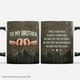 8148MUS1 3d printing effect once a brother aways a brother mug custom brother gifts 8148m3dhe