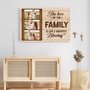 8162CUS3 the love of a family is lifes greatest blessing_ canvas_ custom photo gifts for parents 8162csfwi